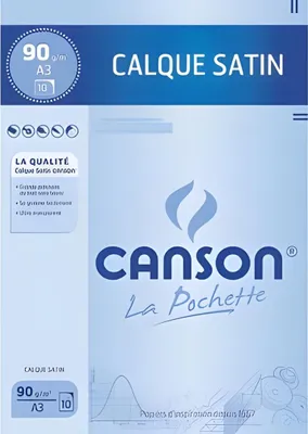 Immagine prodotto di CANSON Transparentpapier, satiniert, DIN A3, 70/75 g/qm