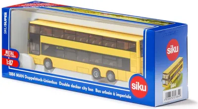 Produktbild von Siku Linienbus MAN Doppelstock Doppeldeckerbus gelb ; 1884