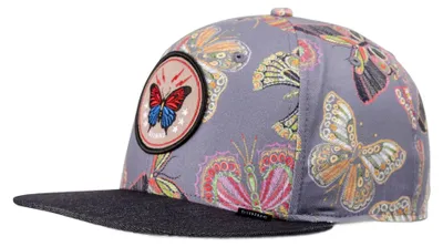 Produktbild von DJINNS Snapback Cap 6P Butterfly Linen black
