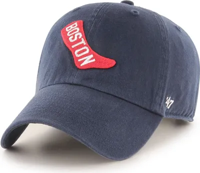 Produktbild von 47 Brand Strapback Cap - CLEAN UP Boston Red Sox navy