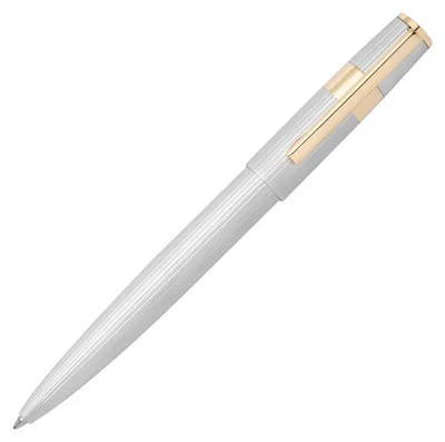 Produktbild von HUGO BOSS Kugelschreiber Gear Pinstripe Silver / Gold