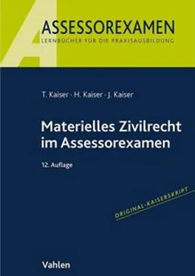 Zdjęcie produktu dla Materielles Zivilrecht im Assessorexamen
