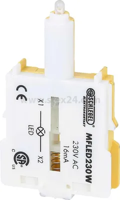 Immagine prodotto di Georg Schlegel Elemento lampada modulare a scatto 230 V illuminabile Connessione a vite, sezione 2,5 mm² - 1 pezzo