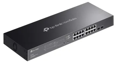 Produktbild von Netzwerk-Switch L2/L2+ Gigabit Ethernet (10/100/1000) Power over Ethernet (PoE) 1U Schwarz