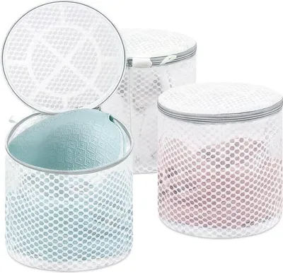 Produktbild von Wäschenetz BH für Waschmaschine, 3 Stück Langlebige Netze Wäschesäcke für Waschen Bhs, Unterwäsche, Socken und Empfindliche Kleidungsstücke