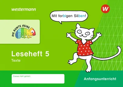 Produktbild von DIE BUNTE REIHE - Deutsch. Leseheft 5 - Silbenausgabe
