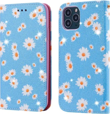 Produktbild von König Design Hülle kompatibel mit Apple iPhone 11 Pro Kunstleder Handyhülle - Handy Case Blau