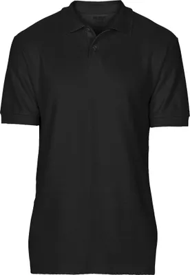 Image de Gildan Softsyle Hommes Manches Courtes Double Pique Polo BC3718 (L) (Noir)