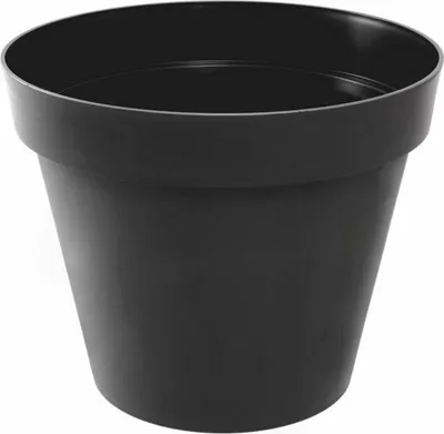 Produktbild von Kunststofftopf, Durchmesser 30 x H 26 cm, Anthrazitgrau