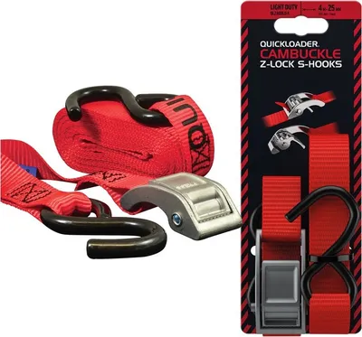 Obrázek produktu pro QUICKLOADER® Cambuckle Z-lock S-hooks 400 kg - 4 m x 25 mm