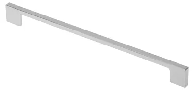 Productafbeelding van Moderne meubelgreep, bevestigingsafstand 256 mm, hoogglans chroom afwerking