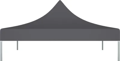 Produktbild von Hochwertigen Möbel Pavillons & Partyzelte - Anthrazit Partyzelt-Dach 2x2 m Anthrazit 270 g/m² NEU9652132