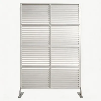 Produktbild von Sichtschutz Metall Freistehend 180cm Rankgitter Gartenzaun