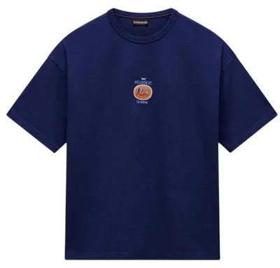Produktbild von Napapijri - "Krous" T-Shirt für Herren, Übergroß GT18553 (S) (Marineakademie)