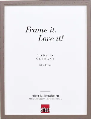 Produktbild von Effect Holzrahmen Profil 35 braun 20x28 cm Normalglas Abstandshalter