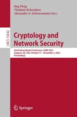 Obrázek produktu pro Cryptology and Network Security