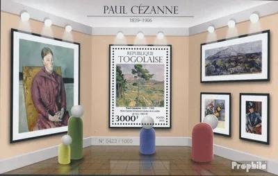 Produktbild von Briefmarken Togo 2015 Mi Block 1252 (kompl. Ausgabe) postfrisch Paul Cézanne