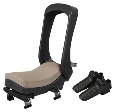 Produktbild von Urban Iki Junior Fahrradsitz - Bincho Black/Inaho Beige - Mit Montagerahmen
