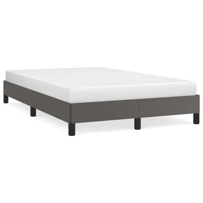 Obrázek produktu pro Rám postele bez matrace šedý 120x190 cm Imitace kůže