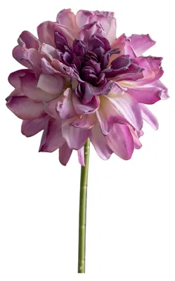 Produktbild von 6 künstliche Dahlien, 28 cm großer Seidendahlienstrauß mit Stiel für Hochzeitssträuße, Tischdekorationen für Zuhause, Büro und Blumenarrangements