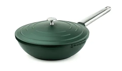 Produktbild von Westinghouse 28 cm Wokpfanne, alle Herdarten, Backofenfest, Cool-Touch, grün
