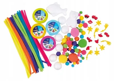 Produktbild von Playbox DIY Kreativ Bastelset mit 104 Teilen