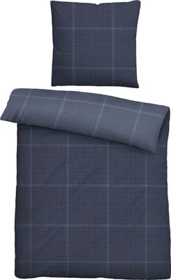 Immagine prodotto di Biancheria da letto in maco-satin a quadri biberna