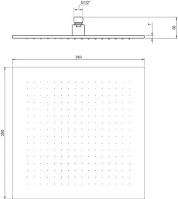 Produktbild von Villeroy & Boch TVC00000600064 Regenbrause Universal Showers