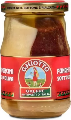 Produktbild von Galfrè - Geschnittene Steinpilze in Olivenöl - 190 g