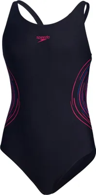 Produktbild von Speedo Placmement Muscleback Badeanzug Lila 9-10 Years Mädchen Lila 9-10 Years