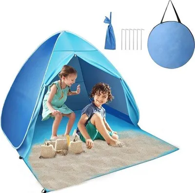 Immagine prodotto di Tenda da spiaggia portatile per 2-3 persone con protezione UV