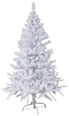 Image de Sapin de Noël 180 cm avec support blanc