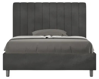 Immagine prodotto di Letto 1 Piazza e Mezzo 120x190 cm Senza Rete Agueda Grigio