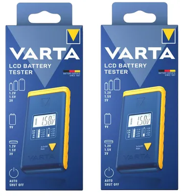 Image de Testeur de batterie LCD VARTA (lot de 2)
