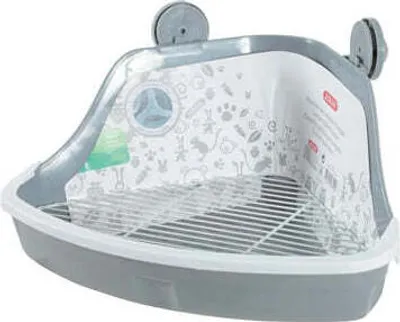Produktbild von Zolux Hoektoilet Knaagdier Grijs