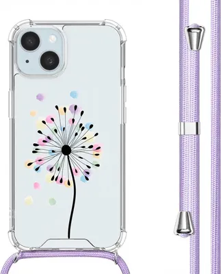 Produktbild von imoshion Design Hülle mit Band iPhone 15 - Sandstone Dandelion