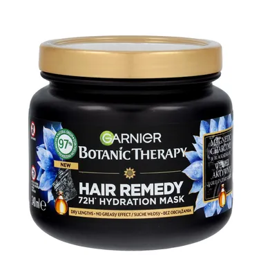 Image de Garnier Botanic Therapy Masque Hydratant Pour Cheveux Secs Avec Charbon Actif 340Ml