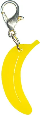 Produktbild von Banane Acrylglas Charm Bettelanhänger Miniblings Sommer Acryl gelb