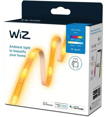 Immagine prodotto di Striscia LED WiZ, 4 metri, luce bianca e colorata, Wi-Fi, compatibile con Matter, sensore di movimento SpaceSense