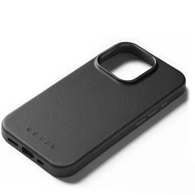 Zdjęcie produktu dla Mujjo Leather Case, Pokrowiec, Apple, iPhone 16 Pro, 15,5 cm (6.1"), Czarny