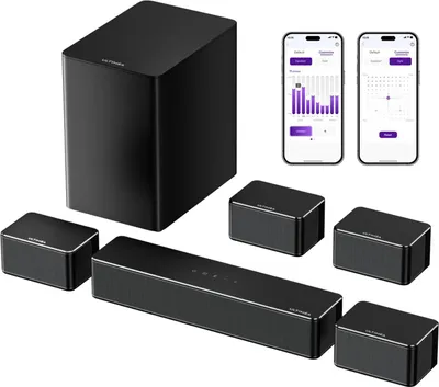 Immagine prodotto di Soundbar, 71 audio surround, subwoofer wireless, Poseidon D70, spina UE