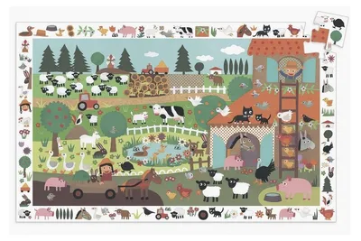 Obrázek produktu pro DJECO Puzzle Observation: Statek 35 dílků