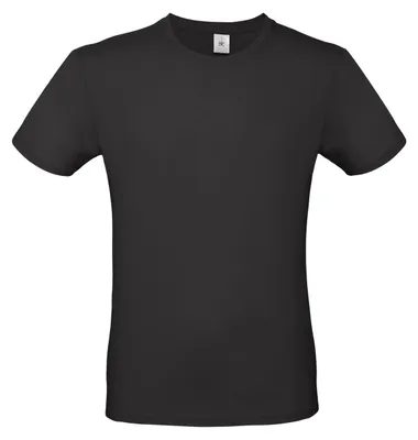 Produktbild von B&C - "#E150" T-Shirt für Herren/Damen Uni FK1969 (3XL) (Schwarz pur)