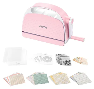 Produktbild von VEVOR Manuelle Stanz- und Prägemaschine 22,9 cm Öffnung für Kunsthandwerk Scrapbooking