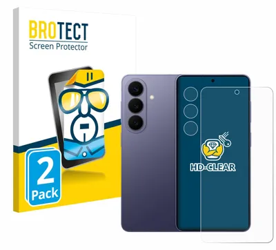 Produktbild von 2x Für Samsung Galaxy S26 (Display+Kamera) Schutzfolie BROTECT Displayschutz Display Schutz Folie Klar Transparent