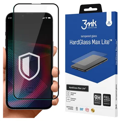 Image de Apple Iphone 13/13 Pro/14 - 3Mk Hardglass Max Lite Noir