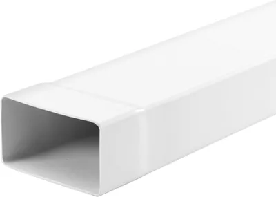 Produktbild von Naber N-VRM 100 Lüftungsrohr mit Muffe, weiß, 1000 mm  - Lüftungstechnik