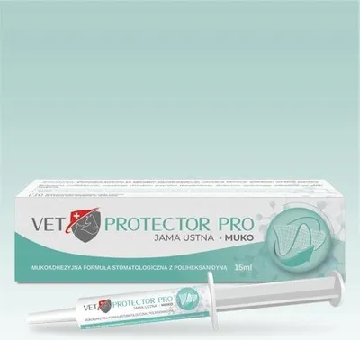 Produktbild von JM SANTE Vet Protector Pro Muko - schutzgel für die mundhöhle bei hunden und katzen – 15 ml