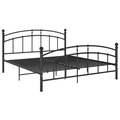 Immagine prodotto di vidaXL Struttura letto in metallo nero 160x200 cm