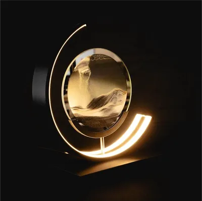 Produktbild von Luxus - Treibsand Tischlampe - Schwarz